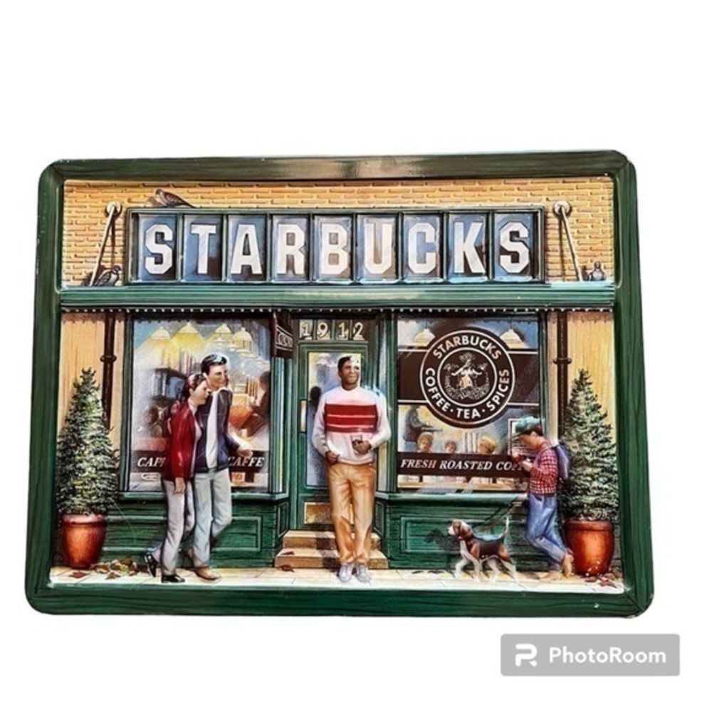 ⭐️⭐️⭐️⭐️⭐️Starbucks Vintage tin box RARE hard to find🔥🔥🔥🔥🔥